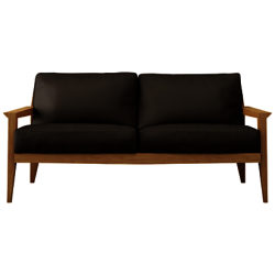 Case Stanley Medium Leather Sofa Dark Tan